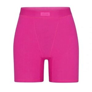 BNWOT Skims Cotton Rib Boxer Hot Pink (LIMITED EDITION) L